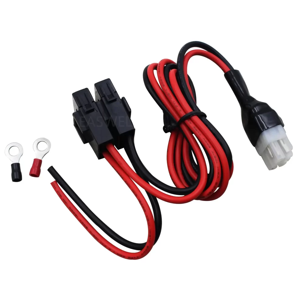 4 pin 12AWG DC Power Cable Yaesu Icom IC-7100 IC-7300 IC-7000 IC-7610 Alinco Radio - Image 3