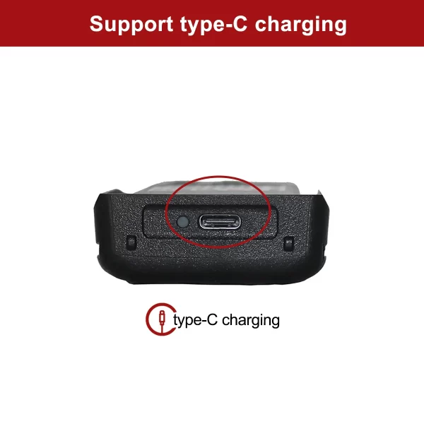 Wouxun KG-UV9D Plus Replacement Battery Type-C Charging - Image 3