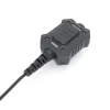 Two way Radio U94X PTT Headset Adapter for Kenwood HYT TYT Baofeng UV 82 UV5R UV6R BF888S