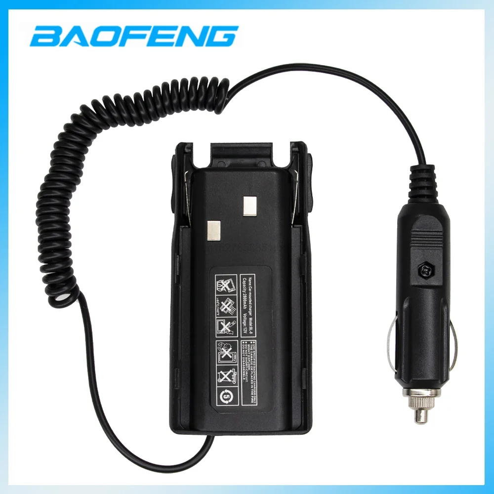 Baofeng UV-82 Car Charger Battery Eliminator for Walkie Talkie UV-82 UV-82L UV-8D UV-89 Two Way Radio UV82 Charger Accessories