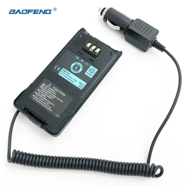 KNB31A 12/24V Car Charger Battery Eliminator Adapter for Kenwood TK-3180 Tk2180 Tk3180 TK5210 TK5310 Walkie Talkie Accessory - Image 2