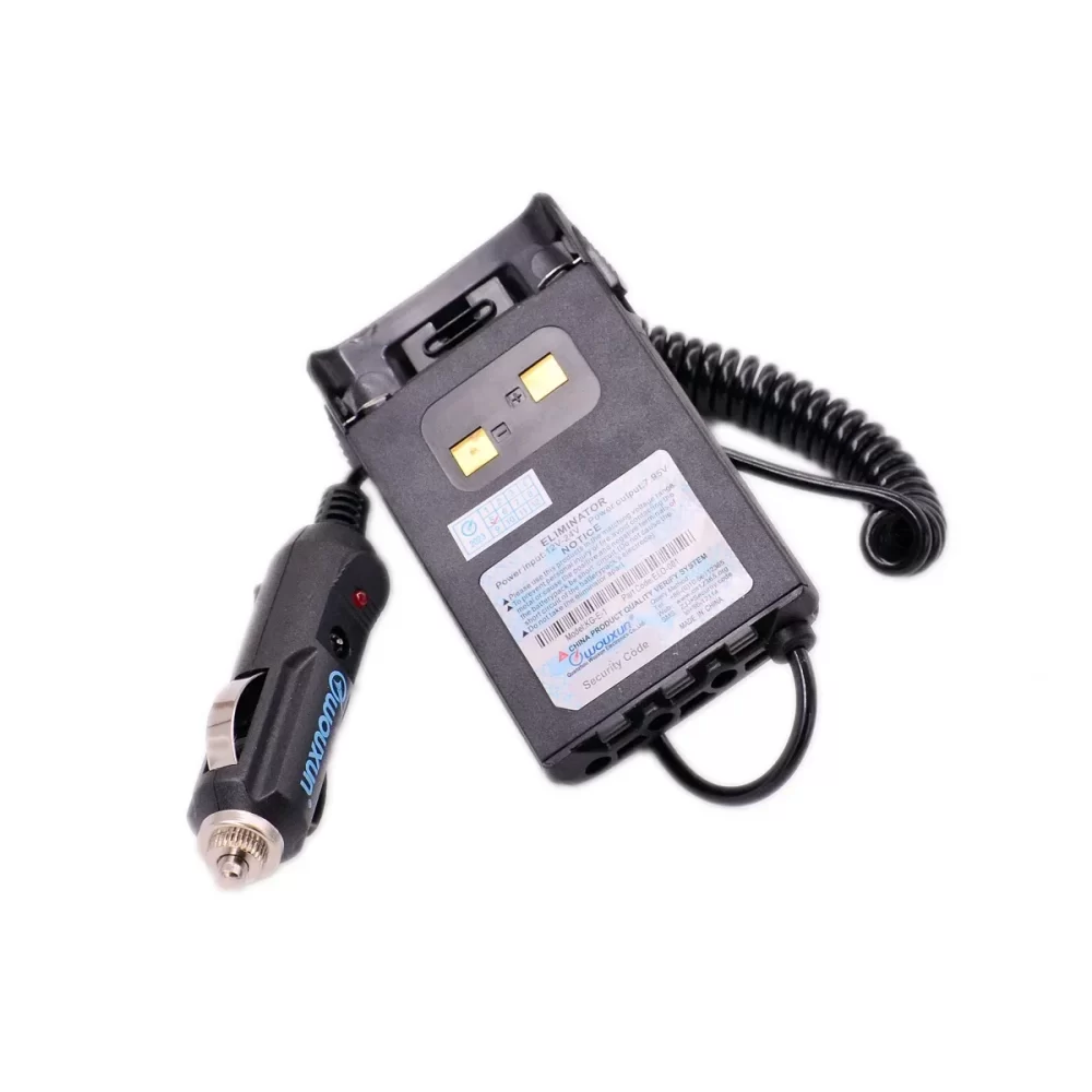 WOUXUN UVD1P KG699E Battery Eliminator Walkie Talkie Car Charger Line Power Supply Cord Accessory