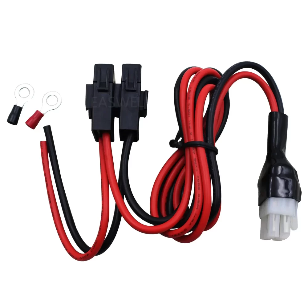 4 pin 12AWG DC Power Cable Yaesu Icom IC-7100 IC-7300 IC-7000 IC-7610 Alinco Radio