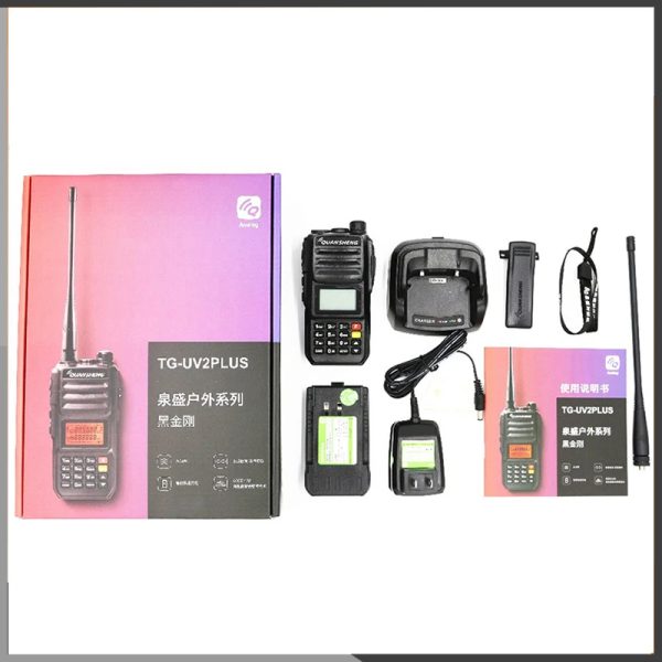 2pcs New Upgraded QuanSheng TG-UV2 Plus 10W Walkie Talkie - Image 6