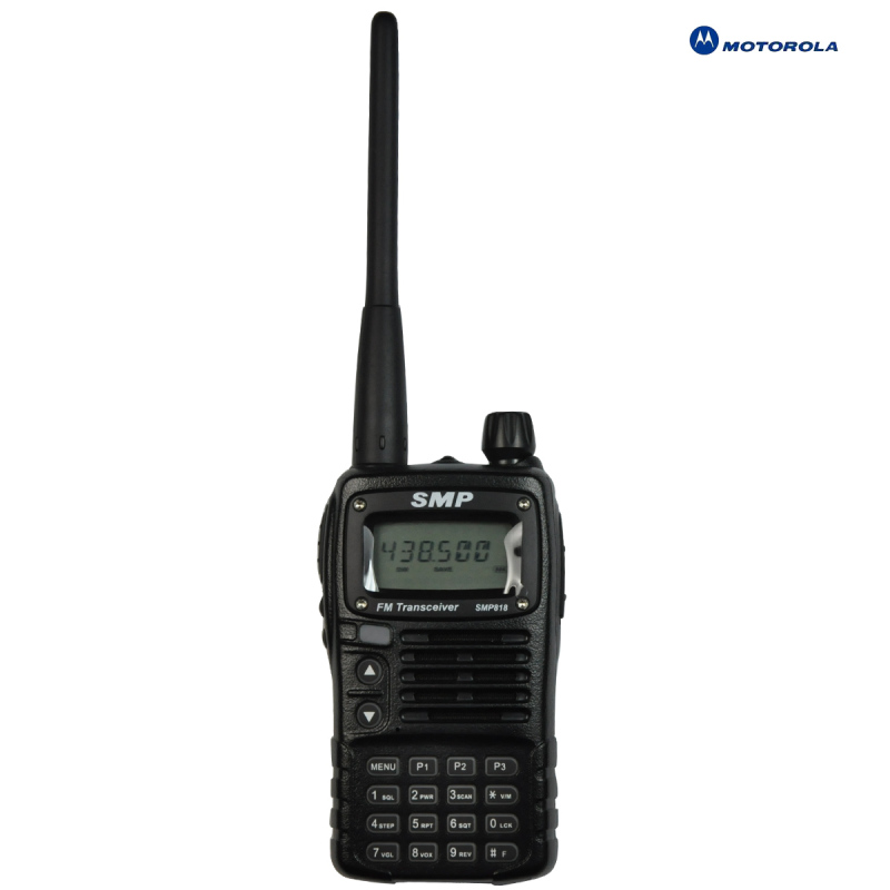 MOTOROLA SMP818 Portable FM Transceiver UHF VHF Walkie Talkie