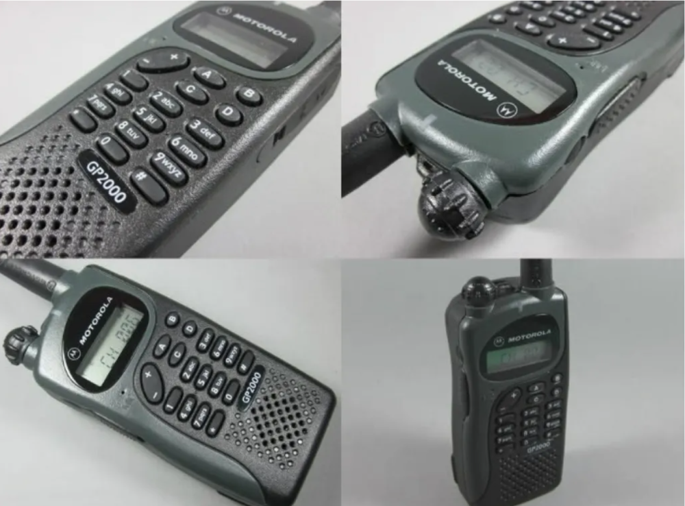 High Quality Brand Motorola GP2000 VHF/UHF Full Keypads Handheld Walkie Talkie - Image 3