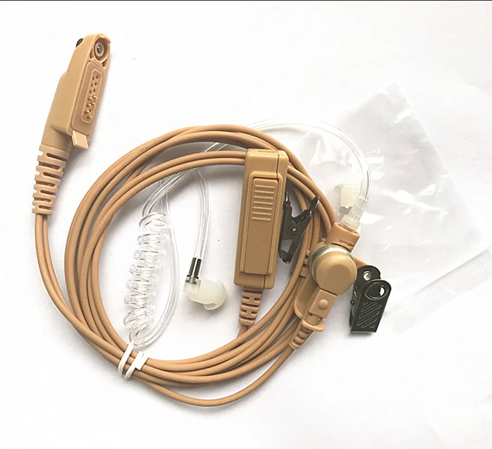 Motorola GP328Plus GP344 GP388 GP688 etc Radio Earpiece Acoustic Tube Beige
