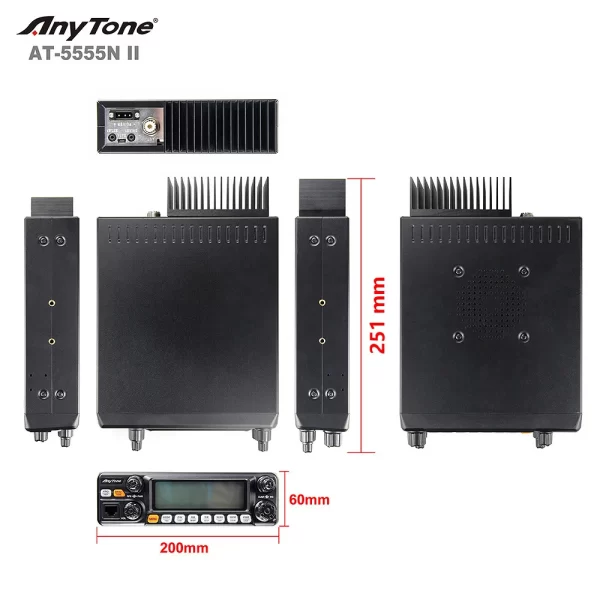 AnyTone AT-5555N II NEW 10 Meter Radio - Image 4