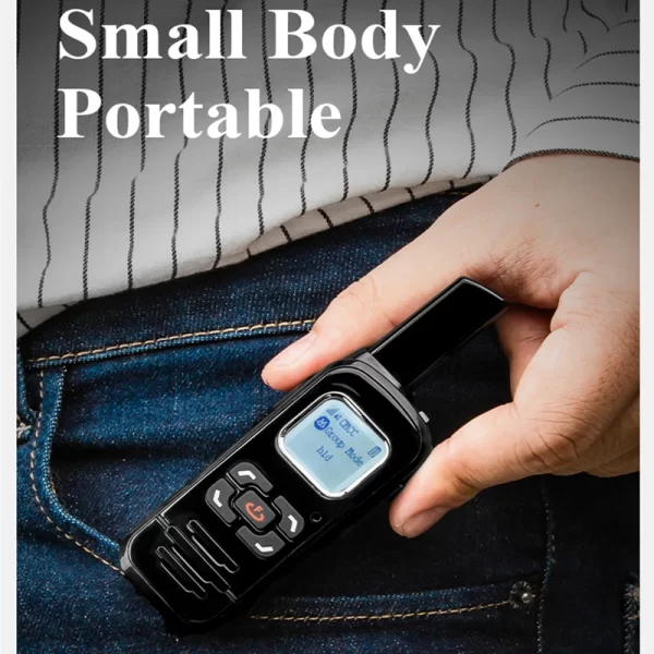 2pcs Mini CD-K1 Network radio 4G walkie talkie with sim card - Image 5