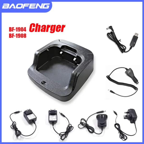 BAOFENG Radios ORIGINAL BF-1904 BF-1908 Charger Desktop EU/US/UK/AUS/USB/CAR Adapter