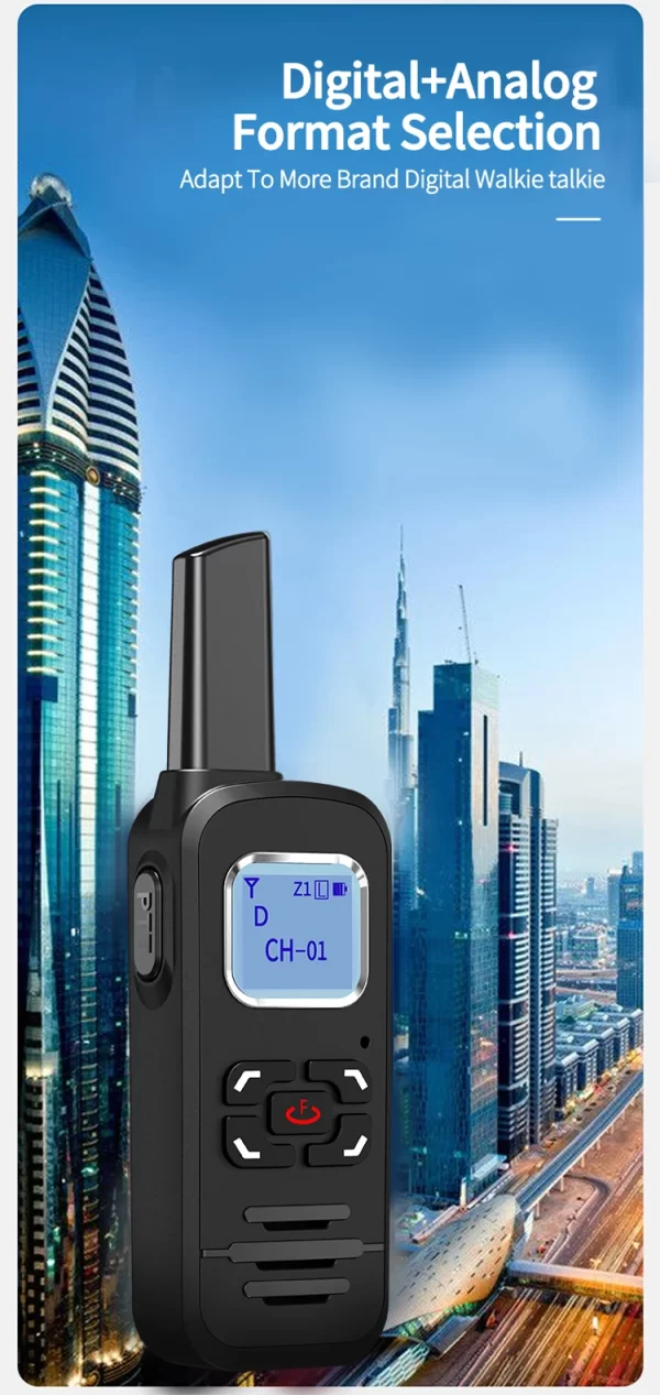 DMR Walkie Talkie 3km Compatible Motorolas HYT DMR Digital Portable Two Way Radio - Image 5