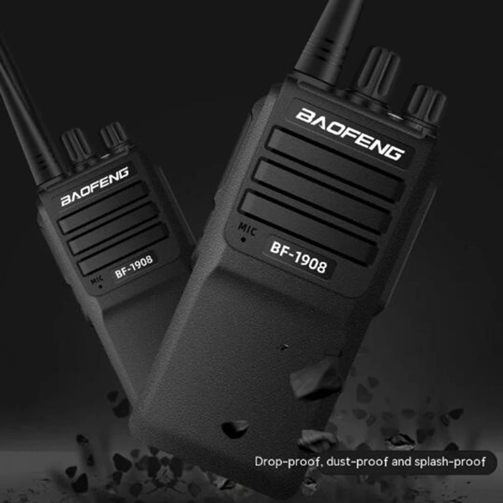 BaoFeng BF-1908 Profesional 8W Long Distance 2km-15km Handheld Two way Radio for Hotels, road trips, construction sites - Image 4