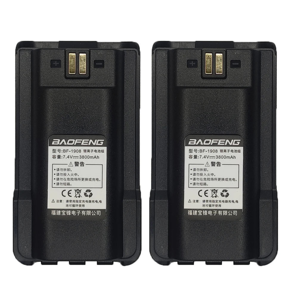 BAOFENG BF1909 BF 1908 Battery 3800mAh TypeC/USB Rechargable Battery For BF1909 Radios Replacement Parts