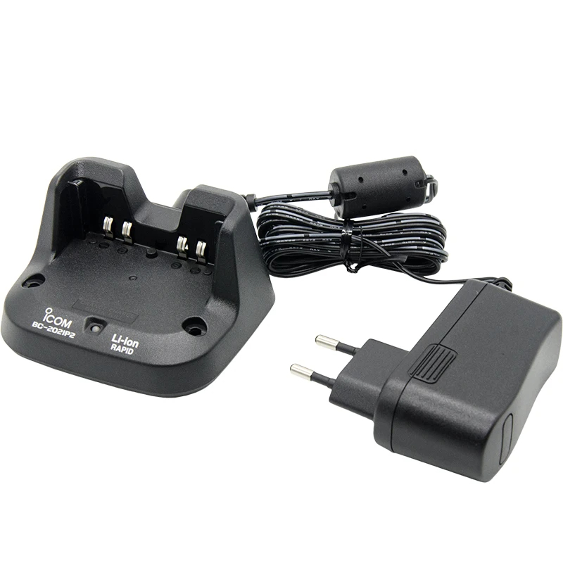 ICOM BC-202IP2 Stand Charger Charging Dock with adaptor for ICOM ID-50/52 (A/E) Radio BP-272/307 Battery