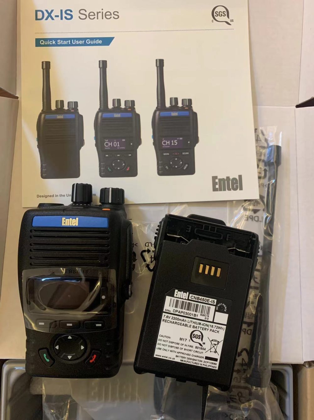 ENTEL DX585M-IS Explosion-proof UHF Marine Digital Portable Radio - Image 3