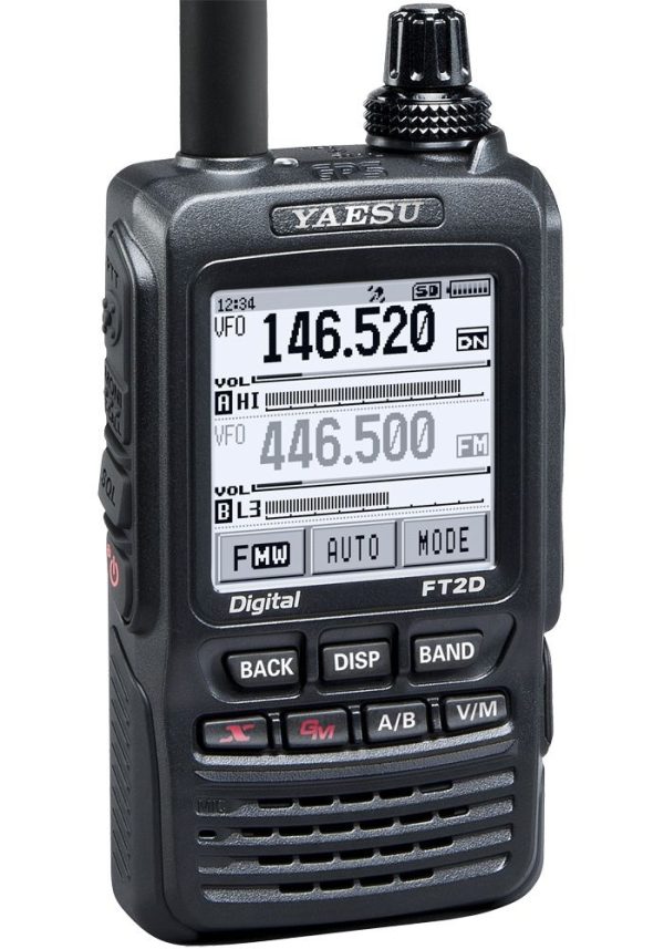 YAESU FT2DR C4FM 144/430 MHz Dual Band Digital Walkie Talkie with 1.7' Touch Screen Display - Image 3