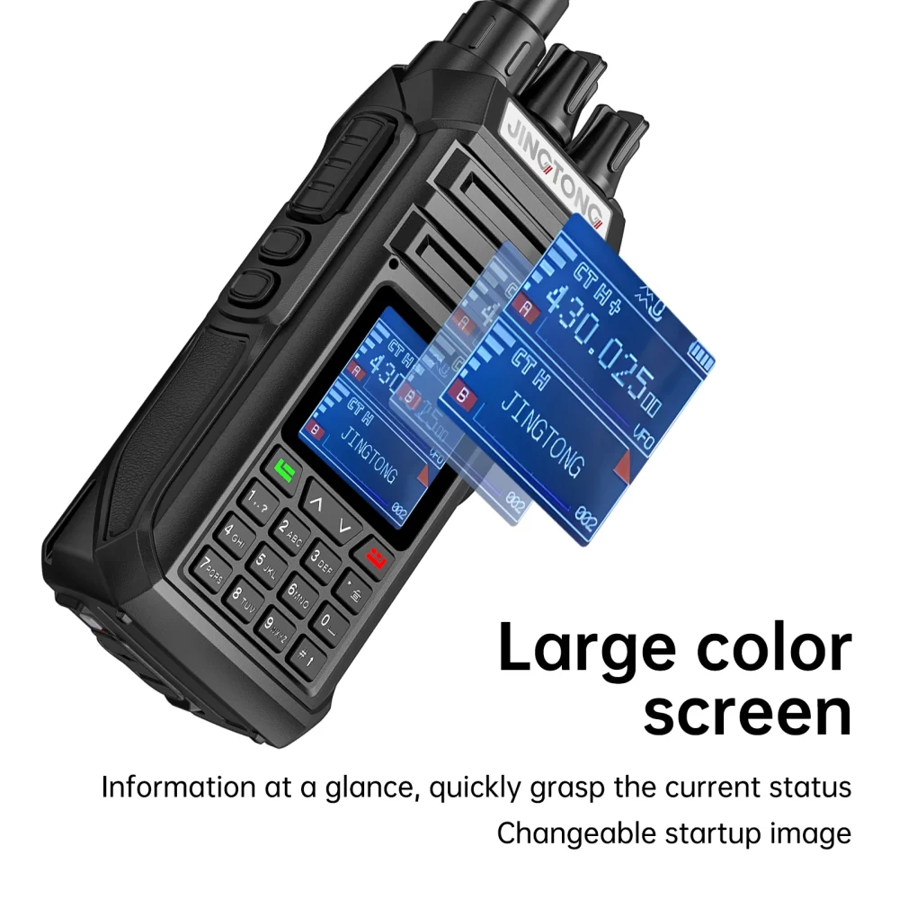 Jingtong JT-3988 Multi Band Walkie Talkie 10W Air Band Radio NOAA Wireless Frequency Tyep-C Charge U/VHF DTMF Portable FM Scrambler - Image 6