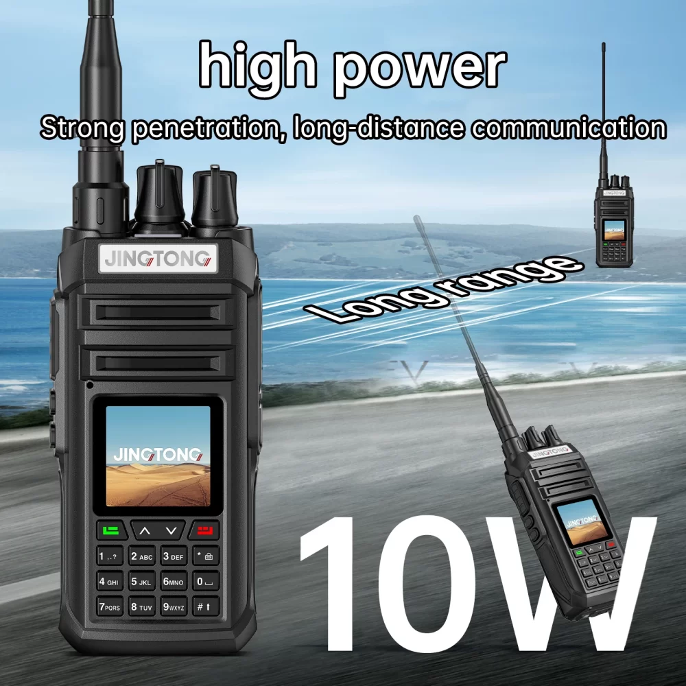 Jingtong JT-3988 Multi Band Walkie Talkie 10W Air Band Radio NOAA Wireless Frequency Tyep-C Charge U/VHF DTMF Portable FM Scrambler - Image 3