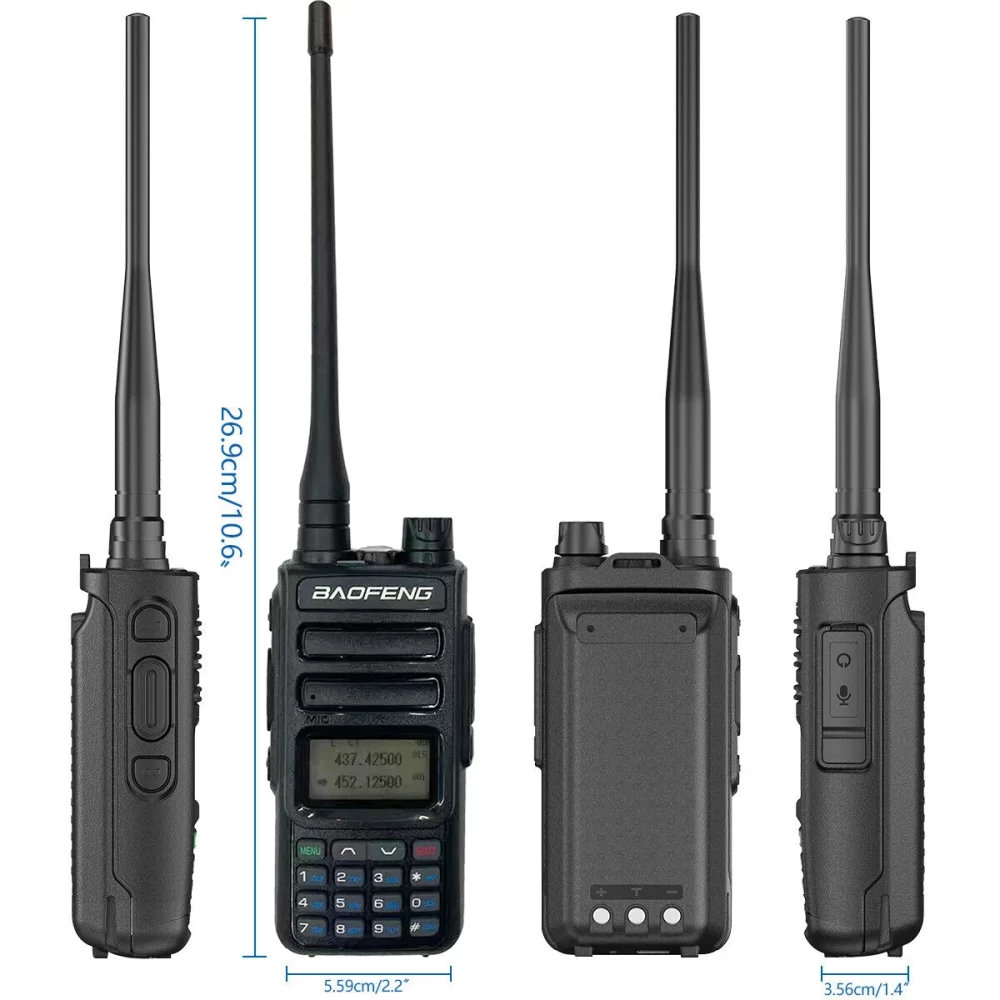BAOFENG TH-15S Pro Amateur Radio Long Range Walkie Talkie 999 Channal Two Way Radios, GMRS Repeater Capable, NOAA Dual Band Radio - Image 2