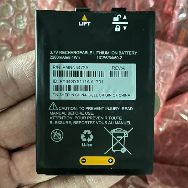 Original 2280mAh LEX C10 walkie-talkie Rechargeable battery for Motorola LEXC10 PMNN4472A PA33GAB013A Z9867 3.7V thin batteria - Image 3