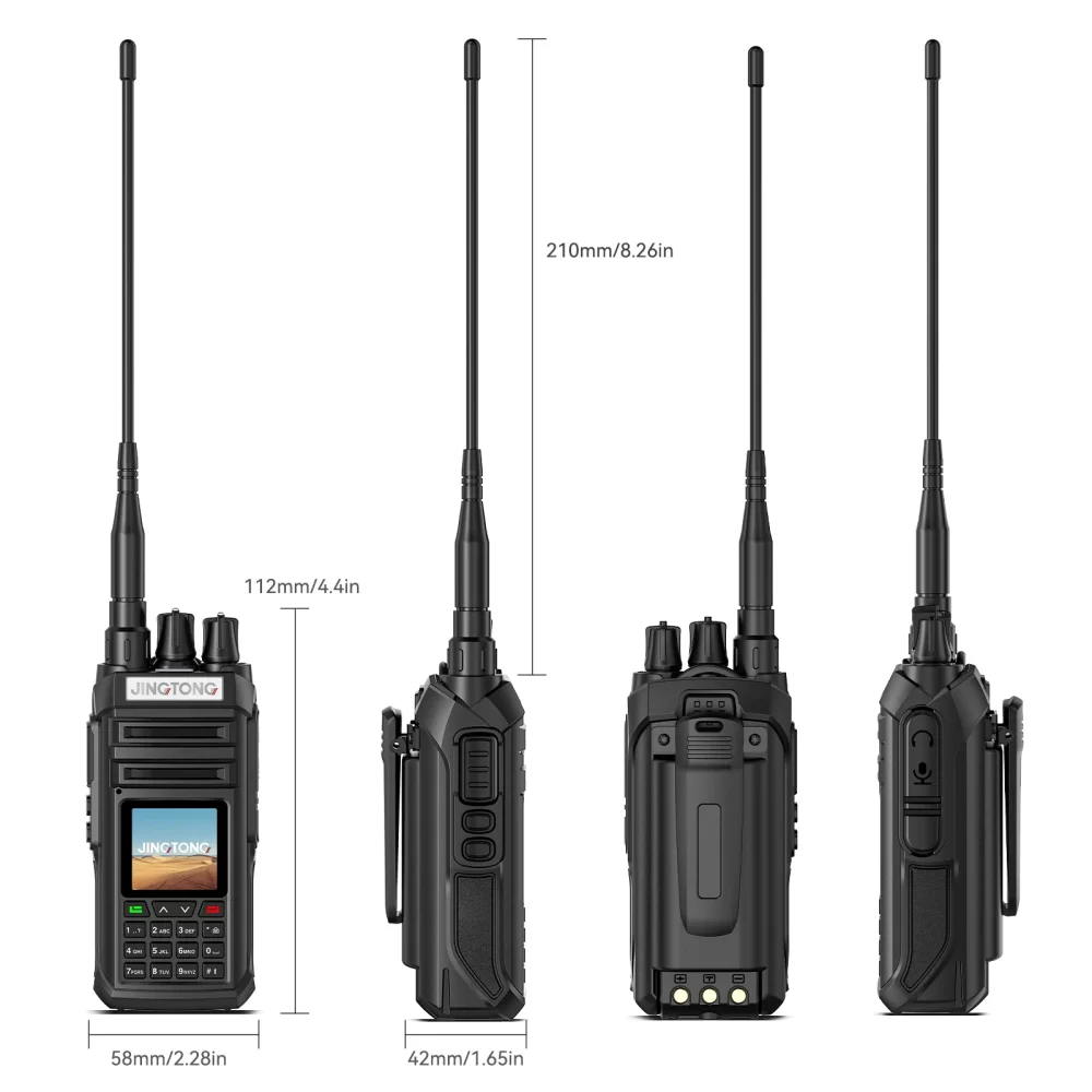 Jingtong JT-3988 Multi Band Walkie Talkie 10W Air Band Radio NOAA Wireless Frequency Tyep-C Charge U/VHF DTMF Portable FM Scrambler - Image 4