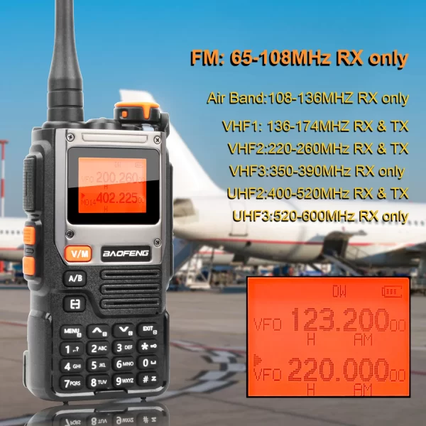 Cheap Baofeng UV-K61  AM FM Multi-band Walkie Talkie
