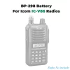 BP-298 Battery with Belt Clips for ICOM Walkie Talkie IC-V86 7.2V 2250mAh Replacement Battery - Image 3