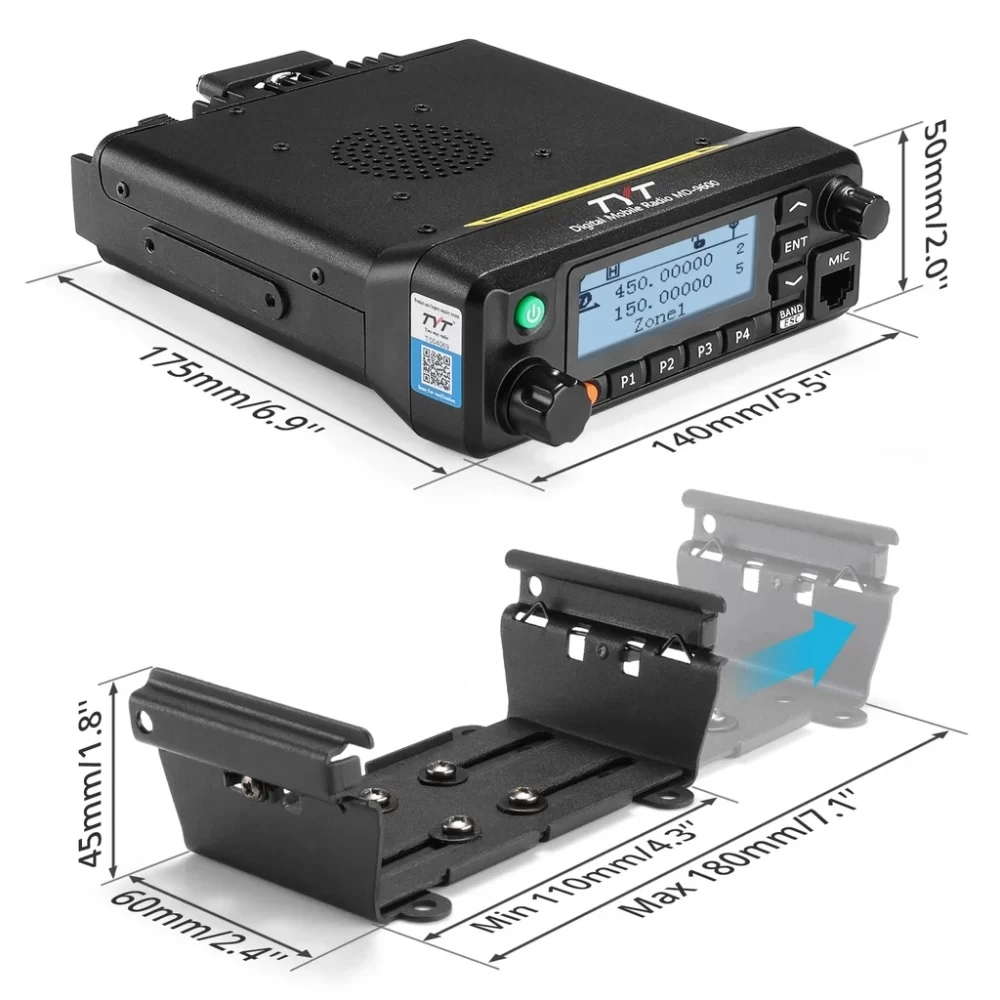 TYT THR-9000 Mobile VHF UHF Two way Repeater Compact and lightweight - Image 4