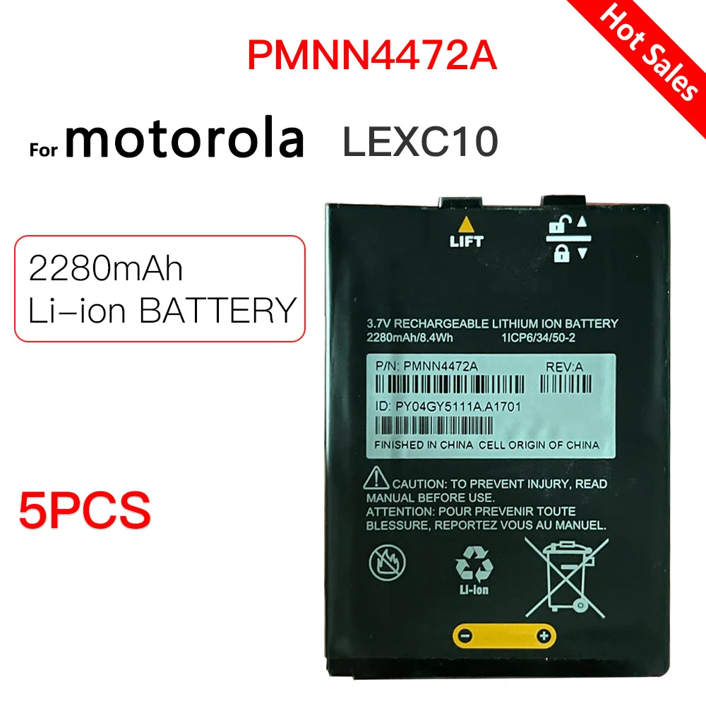 for Motorola LEXC10 PMNN4472A LEX C10 walkie-talkie Rechargeable battery