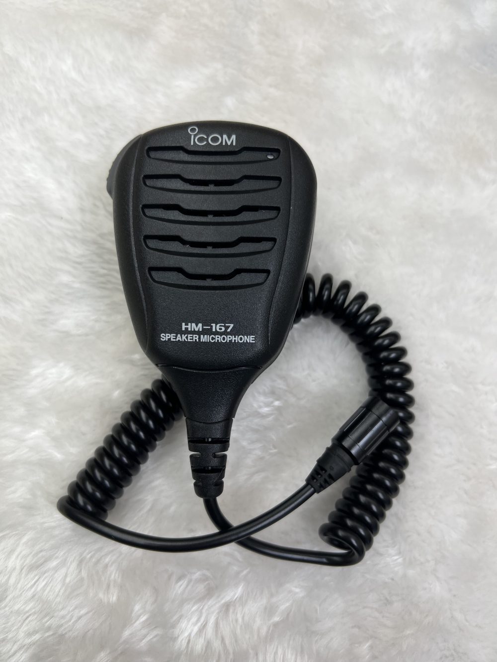 Icom HM-167 IPX8 Waterproof Speaker Microphone for Marine Radio