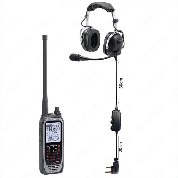 Headphones Heavy duty for ICOM IC-A25C IC-A25N Radio ear protection and noise reduction Headset