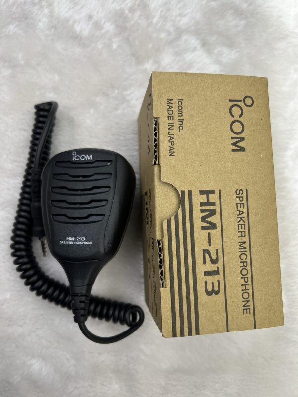ICOM HM-213 PTT Mic Speaker Microphone For IC-M25/IC-M37 Portable Radio