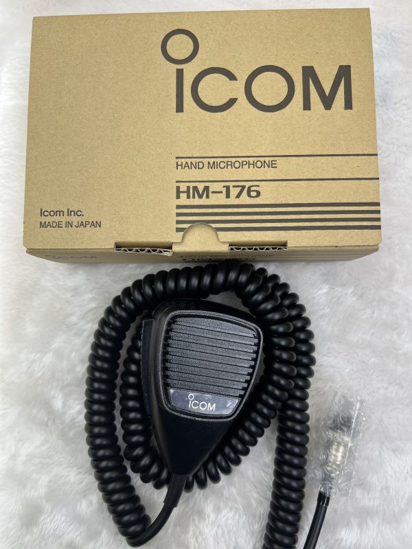 ICOM Radio HM-176 Handheld Microphone ICOM IC-A210/A220 Aviation Radio PTT Speaker Microphone - Image 2