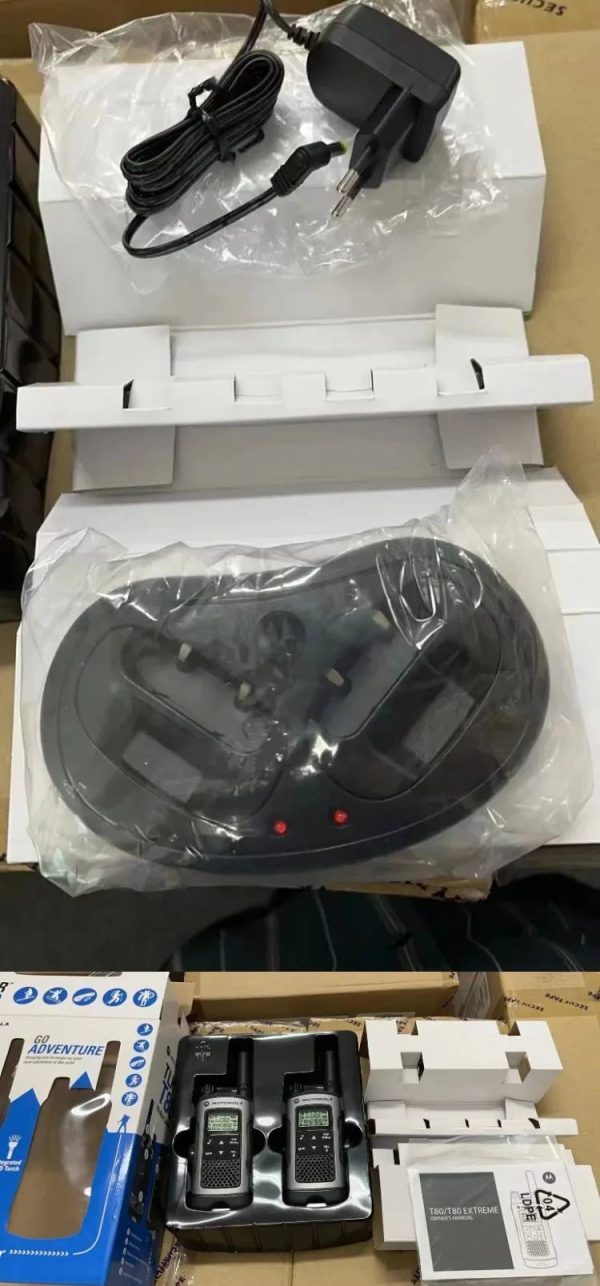 Motorola T80 Walkie-talkie Handheld TLKR-T80 HAM UHF Analog 2 Bidirectional Communication Wireless 1 Pair - Image 5