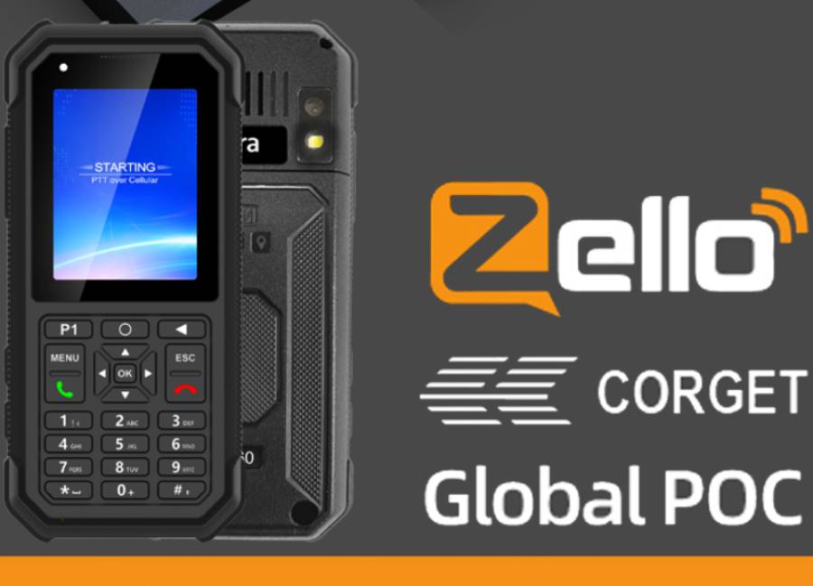 Original Brand V960 ZELLO 4G Phone for Realptt, Global POC, and CORGET platforms
