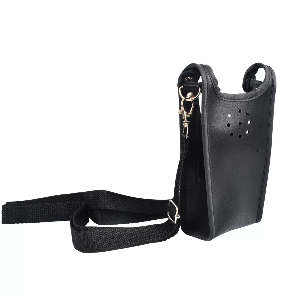 for LEIXEN VV-25 NOTE 25W Ham Radio Holster Leather case Artificial Carry Pouch with Adjustable Strap - Image 6
