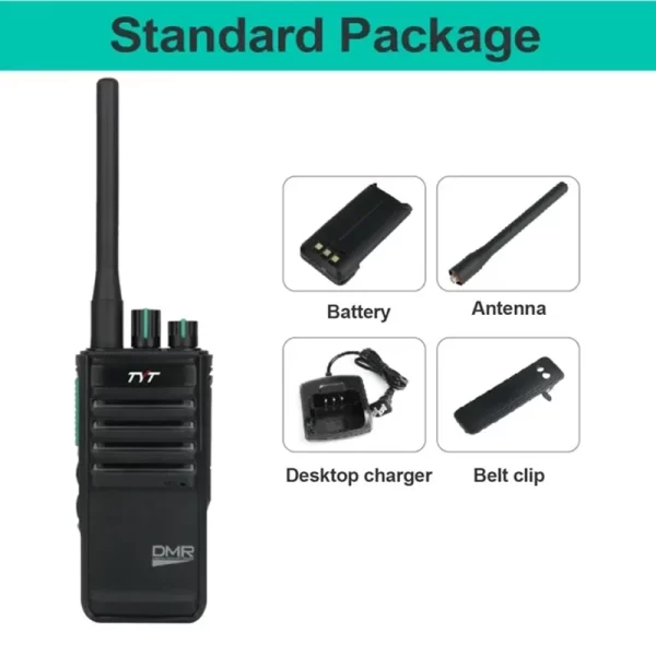 TYT MD-795 DMR Digital Radio UHF 400-470MHz with Voice Encryption 4W/1W Power Portable Walkie Talkie - Image 6