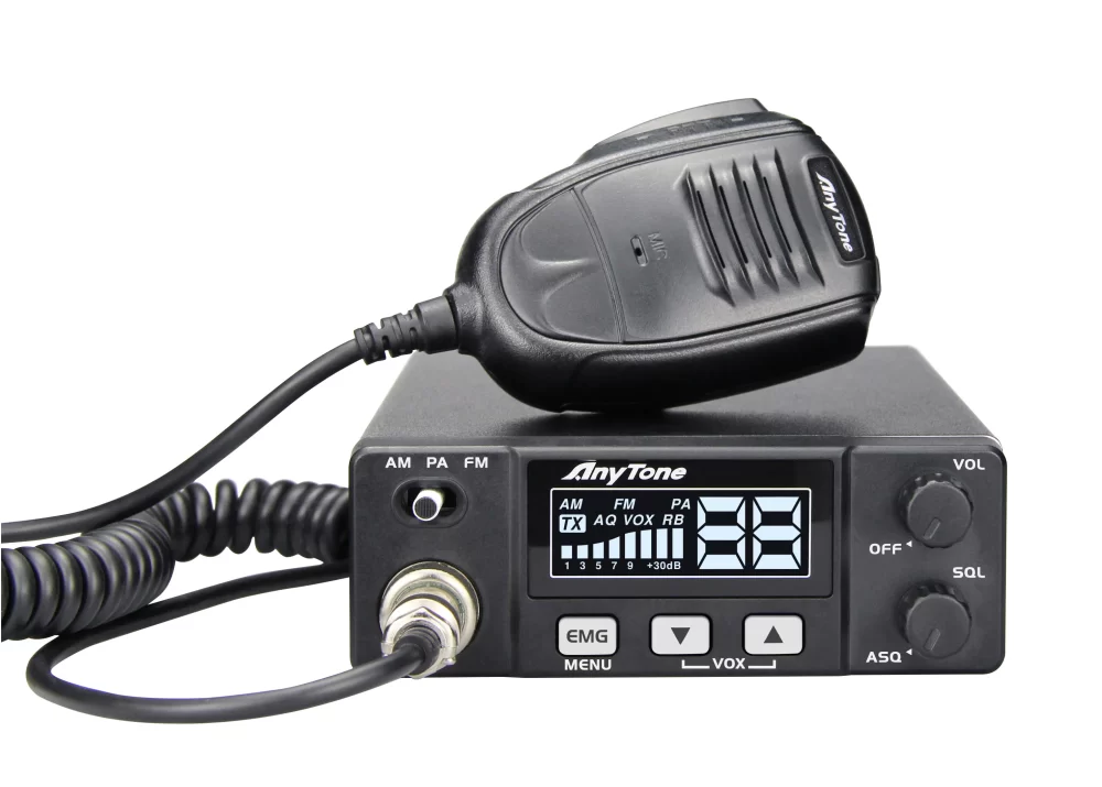New Anytone AT-505Pro CB Mobile Radio 26.965-27.405MHz 4W 40Channels AM/FM/PA Scan Function ASQ/SQ/VOX Car Walkie Talkie - Image 2