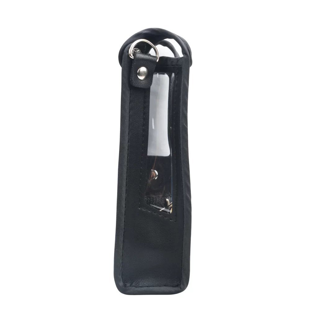 Leixen UV-25D Portable Walkie Talkie Carry Case Artificial Soft Leather Pouch with Adjustable Strap - Image 4