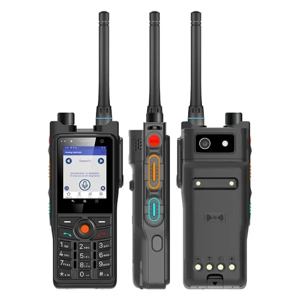 Global UNIWA P6 IP68 Rugged Walkie Talkie 4W DMR/Analog Dual Mode 2.41" 3GB+32GB 12MP 2500mAh 4G Smartphone Android 9 PTT SOS NFC - Image 2