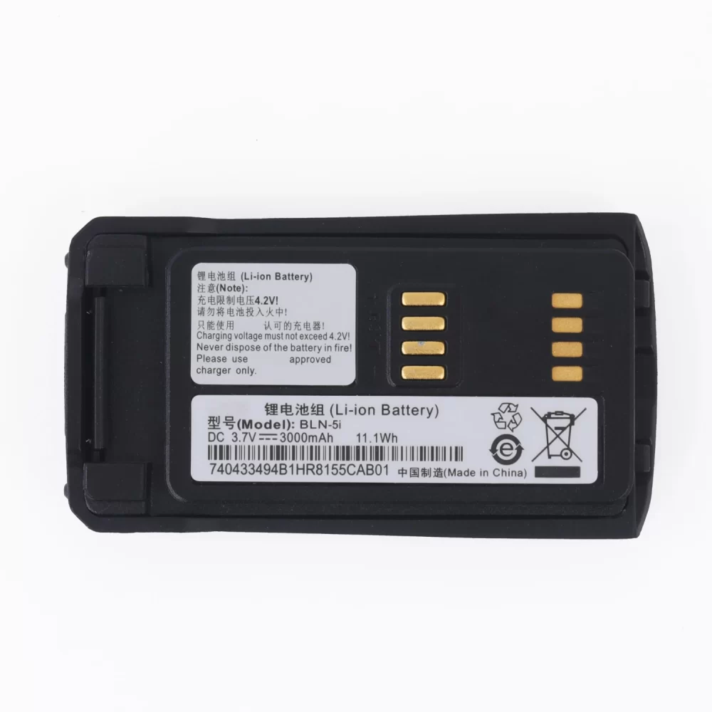 10Packs 3000mAh 3.7V 11.1Wh Replacement Lithium-Ion Battery for BLN-5i for EADS Airbus Cassidian TH9 THR9 THR9i THR9+ Tetra Radio Replacement for BLN-6 BLN-6L - Image 2