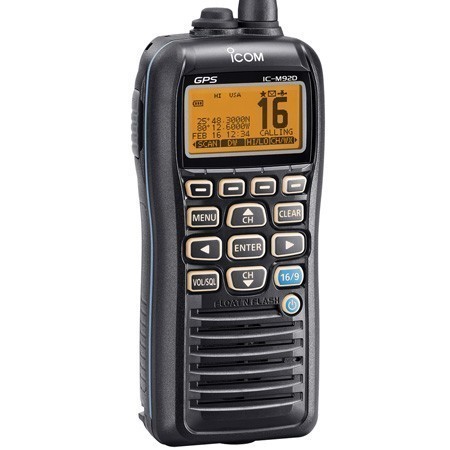 Icom IC-M92D GPS Floating Walkie Talkie VHF Marine Two way Radio for Ship