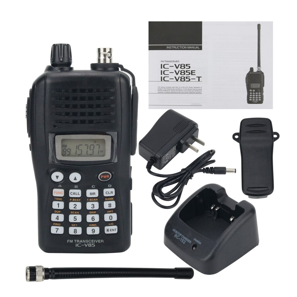ICOM Radio IC-V85 VHF FM Transceiver compact 7 watt Power