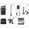 10PCS Baofeng UV-5R 8W Walkie Talkie Triple Power 8/4/1 Watts VHF UHF Dual Band UV5R Portable Two Way Radio - Image 6