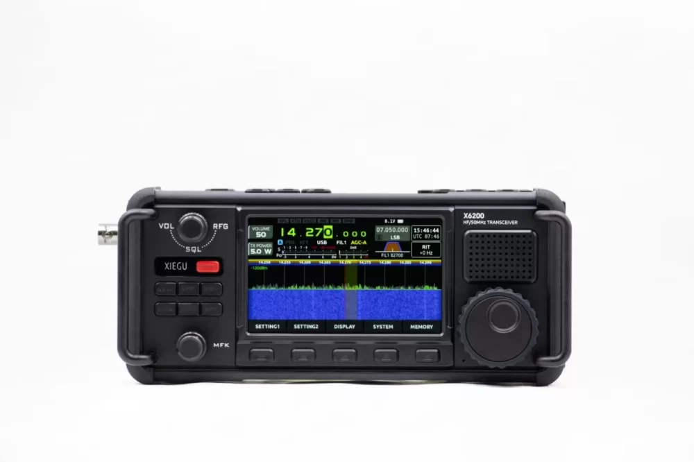 Original XIEGU X6200 SDR Portable Shortwave Radio HF/50MHz Full Mode 8W Built-in Antenna Tuner - Image 5