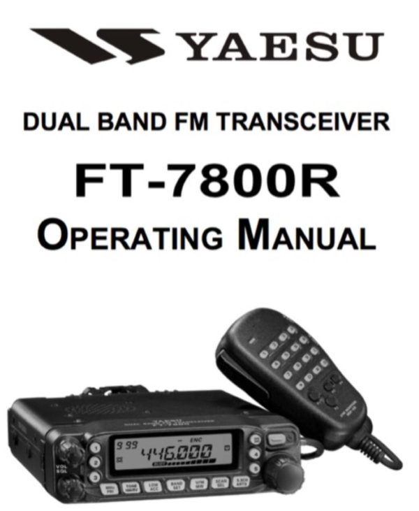 YAESU FT-7800R/E Vehicle Mouted Amateur Mobile Transceivers - Image 2
