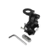 RB402 Metal Adjustable Angle Mini Mobile Bracket Antenna Mount Clip Black Car Truck Vehicle Mast Install