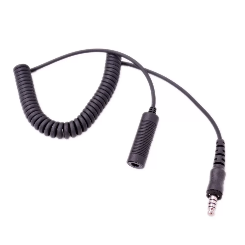 ABS U-92A/U TO U-174/U TAC-SKY Helicopter Military Headphone Extension Line Accessory Tactical Headset Eearpiece Connect Cable - Image 2