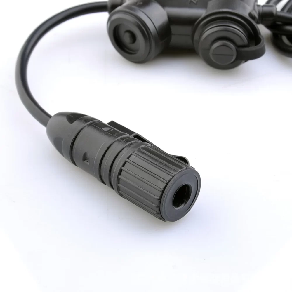 U94 Double PTT Key Cable Plug Adapter for Kenwood Yaesu Motorola ICOM HAM Two Way Radio Tactical Earpiece Headphone - Image 4