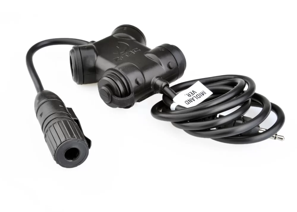 U94 Double PTT Key Cable Plug Adapter for Kenwood Yaesu Motorola ICOM HAM Two Way Radio Tactical Earpiece Headphone - Image 5
